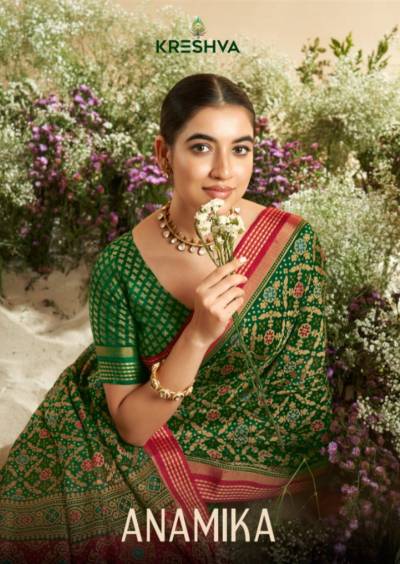 KRESHVA ANAMIKA 1062 TO 1064 DESINGER GEORGETTE SAREE WHOLESALER IN INDIA
